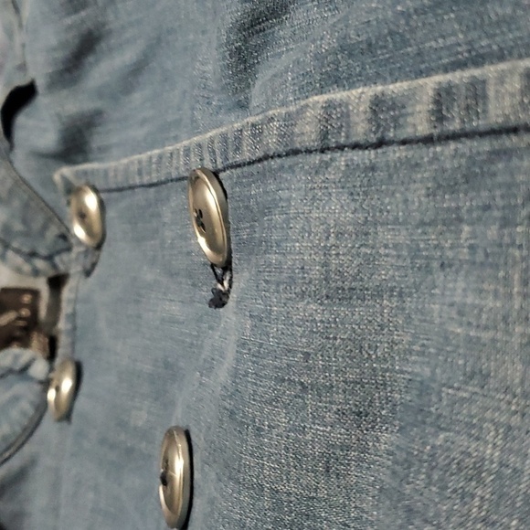 Attention jacket womens size small sz s 98% cotton 2% spandex y2k - Picture 15 of 16